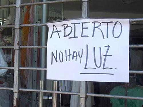 Todo el día sin luz en Valle Hermoso