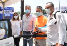 Fortalece Chucho Nader Estaciones Sanitarias para Reducir Contagios por Covid