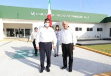 Ante el Presidente López Obrador, solicita Gobernador conclusión de hospitales en Matamoros y Ciudad Madero
