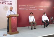 AMLO inaugura unidad deportiva en la colonia Humberto Valdez