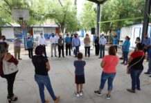 Beneficia construcción de techumbre a Telesecundaria