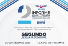 Sistema DIF Reynosa invita a la presentación del segundo informe de actividades 2020