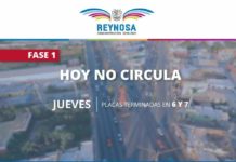 Jueves 13 de No Circula para autos con placas 6 y 7