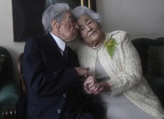 Esta es la pareja de casados más longeva del mundo; él tiene 110 años, ella 104