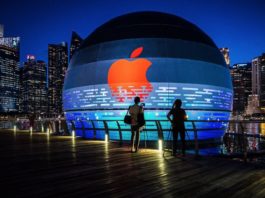 Apple abrirá su primera tienda ‘flotante’ en el mundo: será una bella esfera brillante