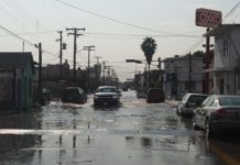 Se inunda Matamoros tras dos horas de lluvia