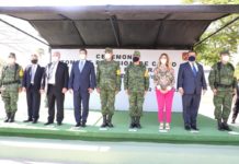 Asistió Alcaldesa de Reynosa a toma de posesión del Comandante de la Octava Zona Militar