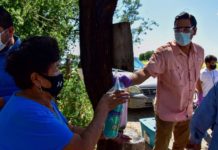 DIF Reynosa presente en los ejidos ante la pandemia del Covid-19