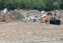 Denuncian uso de predio como basurero