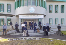 Reciben capacitación Binomios Caninos de la FGJET