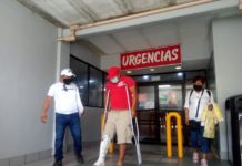 Dan de alta a persona que resultó lesionada al caer marquesina en zona centro de Tampico