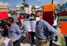 Realizan caravana trabajadores de la Salud en Matamoros