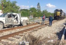 Le quiso ganar al tren y se lleva unidad de encuentro