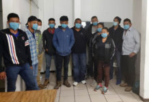 Policía Estatal rescató a 11 migrantes, entre ellos dos mujeres, originarios de El Salvador, Guatemala, Honduras y Méxic
