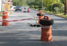 Surgen socavones en La Petrolera