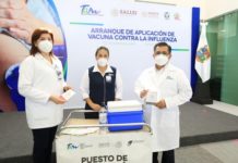Activa Tamaulipas campaña intensiva de vacunación antiinfluenza