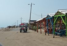 Playa Bagdad sin vendedores ambulantes