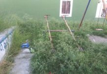 En el olvido área verde de la Infonavit los Ébanos.