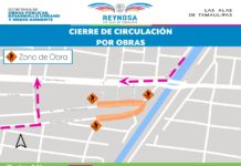 Aviso de cierre de vialidad en La Cañada y Narciso Mendoza