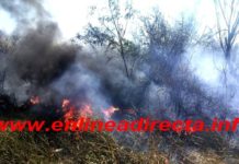 Bomberos acuden a incendio en secundaria
