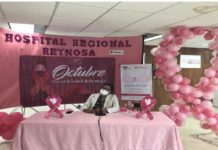 Hospital Regional Reynosa de PEMEX concientiza a sus trabajadoras y derechohabientes sobre cáncer de mama