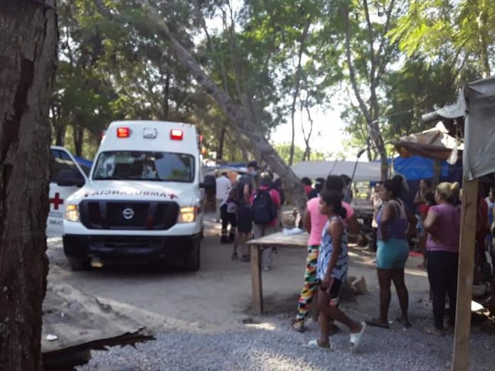 Guatemalteca da a luz en Campamento Migrante a una niña