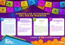 Cultura Tamaulipas celebra el día de muertos con actividades para toda la familia