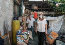 Apoya DIF Tampico a Familia que Perdió su Patrimonio en Incendio