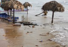 Daños por más de 2 MDP en Playa Bagdad tras “Delta”.