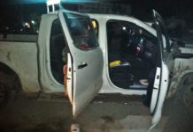 Policía Estatal aseguraron una camioneta que contaba con blindaje artesanal