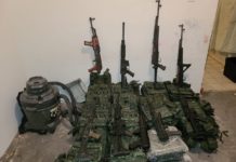 Policía Estatal logró el aseguramiento de 14 armas largas