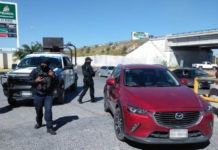 Policía Estatal recuperó un vehículo con reporte de robo