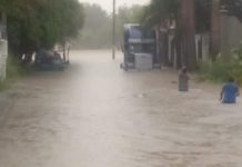 Azotó tromba en Soto La Marina