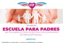 Invita DIF Reynosa a participar en Escuela Para Padres