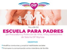Invita DIF Reynosa a participar en Escuela Para Padres