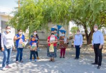 DIF Reynosa entregó apoyos a las familias de la colonia Villa Florida sector B