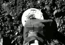 La NASA publica nuevas imágenes de la sonda OSIRIS-REx tocando la superficie del asteroide Bennu