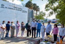 DIF Reynosa entrega apoyos al personal del ISSSTE Reynosa