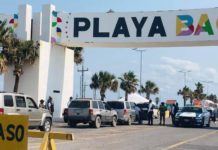Cierran Playa Bagdad por marea alta.