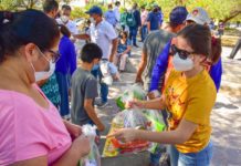 DIF Reynosa acercó diversos apoyos a las familias de la Colonia Fuentes Sección Lomas