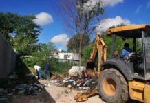 Lleva Gobierno de Tamaulipas jornada de limpieza y descacharrización a la colonia Lázaro Cárdenas