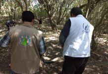Acompañamientode la CODHET a familiares de desaparecidos