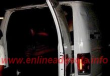 Hallan camioneta quemada con dos cuerpos calcinados