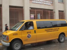 Transporte escolar deberá someterse a revista mecánica