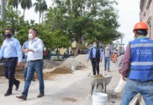 Supervisan Cabeza de Vaca y Chucho Nader Obras Turísticas de Tampico
