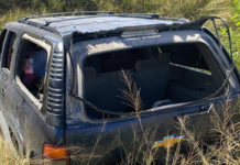 Policía Estatal aseguró una camioneta, 4 armas largas y 18 cargadores