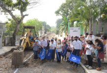 Inicia Chucho Nader Pavimentación en Otra Vialidad de la Zona Norte