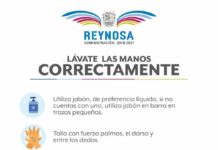 Recomienda Municipio lavado frecuente y detallado de manos