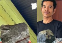 Hombre se vuelve millonario al caerle pequeño meteorito