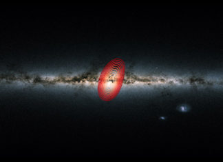 Descubren los restos de una enorme galaxia en las profundidades de la Vía Láctea